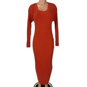 Free People Beach Walk About Ribbed Maxi Dress  Small